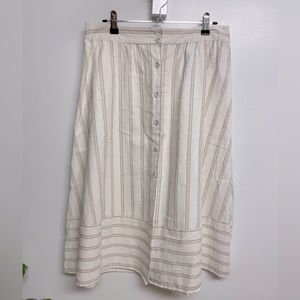 J.O.A linen blend skirt